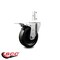 Service Caster 4 Inch Phenolic Wheel Swivel 7/8 Inch Square Stem Caster with Total Lock Brake SCC-SQTTL20S414-PHS-78 - alternate 3